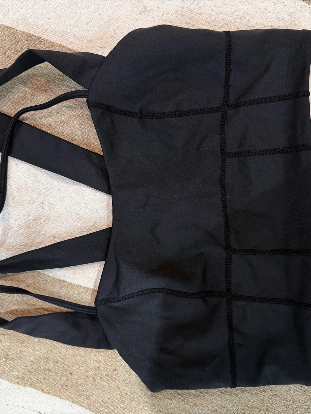 FP Movement by Free People Black Strappy Sports bra